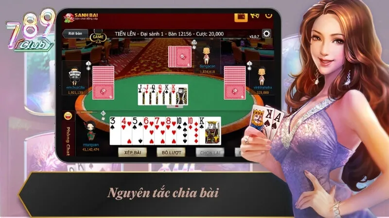 Nguyên tắc chia bài và bắt đầu ván chơi của cổng game